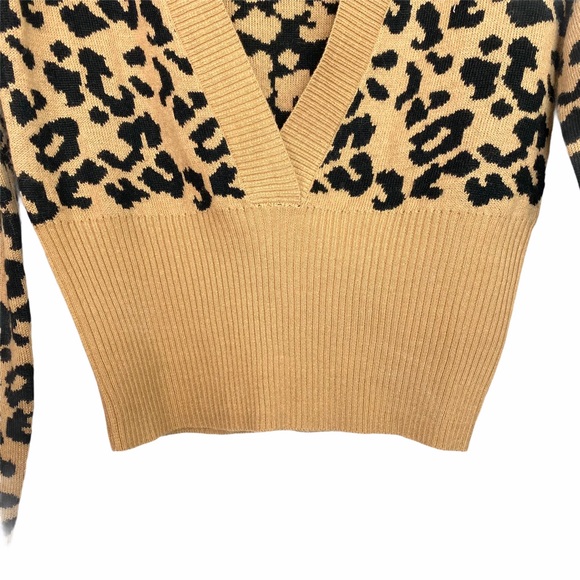 ♦️SOLD♦️NWT NBD Kendra Sweater in Leopard - Picture 4 of 8